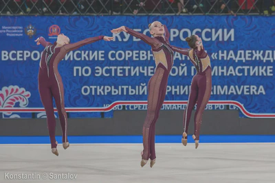 Занятия в школе эстетической гимнастики Вологодской области